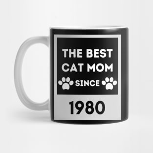 The Best Cat Mom Since 1980 Mug